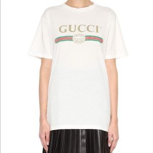Authentic Gucci oversized logo tee
